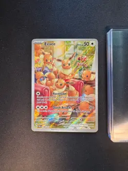 Pokemon Eevee TCG Card Twilight Masquerade Illustration Rare 188/167 💎NM+💎 - Image 1