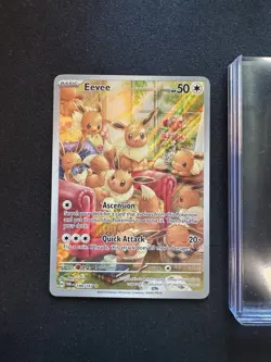 Pokemon Eevee TCG Card Twilight Masquerade Illustration Rare 188/167 💎NM+💎 - Image 2