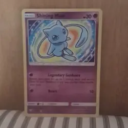 Pokemon Shining Mew Shiny Holo Rare 40/73 Shining Legends English Basic Card - Image 1