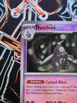 Pokemon TCG - Dusclops 036/131 (Master Ball Pattern) - Prismatic Evolutions - NM - Image 3