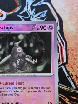 Pokemon TCG - Dusclops 036/131 (Master Ball Pattern) - Prismatic Evolutions - NM - Image 4