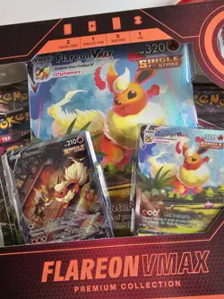 VMAX Premium Collection Box (Set of 3) - Vaporeon Jolteon Flareon Pokemon TCG - Image 4