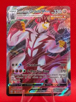 SINGLE STRIKE URSHIFU VMAX 086/163 HOLO BATTLE STYLES POKEMON NM/M - Image 1
