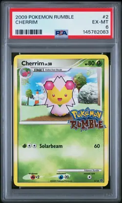 2009 POKEMON RUMBLE #2 CHERRIM PSA 6 - Image 1