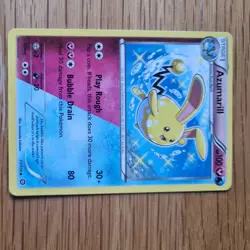 AZUMARILL 77/114 POKEMON CARD (STEAM SEIGE SET) - Image 2