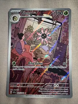 Pokemon TCG Lileep Card Stellar Crown 145/142 NM/Mint Condition - Image 1