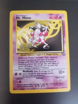 Mr. Mime 6/64 Pokemon Jungle Holo Rare - Image 1