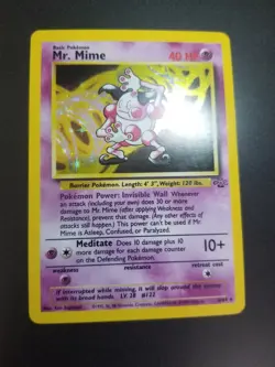 Mr. Mime 6/64 Pokemon Jungle Holo Rare - Image 2