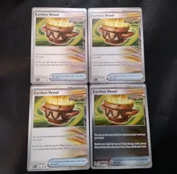 4x Playset Earthen Vessel 163/182 Paradox Rift 1 REVERSE Pokemon Card Set NM - Image 1