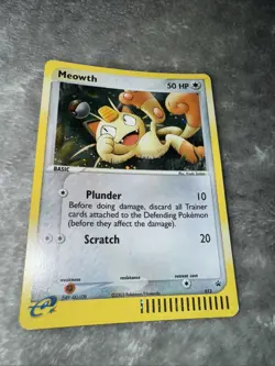 Meowth Holo 013 Black Star Promo Pokemon 2003 LP - Image 1