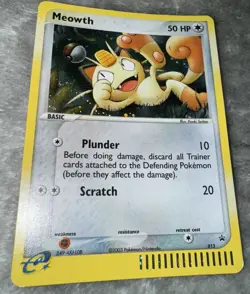 Meowth Holo 013 Black Star Promo Pokemon 2003 LP - Image 2