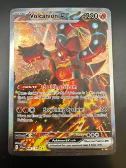 Pokemon TCG Volcanion EX Card Sir SV09 Journey Together 182/159 - Image 1