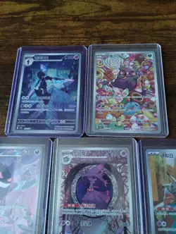 Pokemon Holo Gem 3 Card Lot 8 Chinese Meowth Gengar Mismagius Mimikyu Ceruledge - Image 3