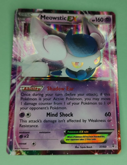 Pokemon TCG Meowstic EX 37/83 Ultra Rare Holo Generations XY Trading Card - Image 2