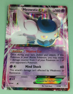 Pokemon TCG Meowstic EX 37/83 Ultra Rare Holo Generations XY Trading Card - Image 3