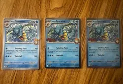 Pokemon TCG Destined Rivals Misty's Gyarados STAFF Promo + Extra - Image 1