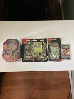 pokemon lot (9 packs) W/ Tin, 3 pack blister, and more! All Sealed/New - Image 1