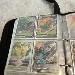 Pokemon TCG Holo GX V VSTAR Binder Lot Rillaboom V, Leafeon VSTAR, Celebi GX - Image 1