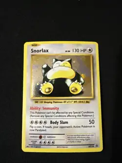 Pokemon 2016 XY Black Star Promo Holo Snorlax XY179 - Image 1