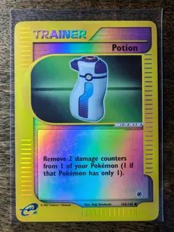 Pokemon TCG- Potion 156/165 Expedition Base Set Reverse Holo Common English Card - Image 4