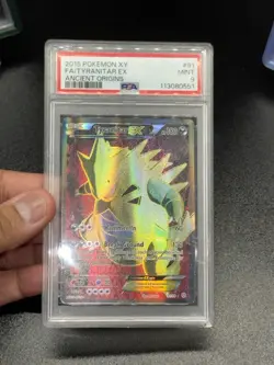 Pokemon TCG Tyranitar-EX Holo Full Art Ultra Rare Card Ancient Origins 91/98 - Image 2