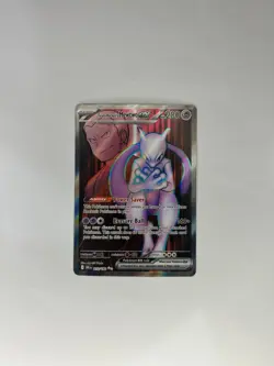Pokemon TCG Team Rockets Mewtwo EX Card 213/182 Destined Rivals English Edition - Image 1