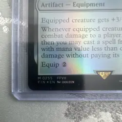 2025 MTG Magic The Gathering Final Fantasy Buster Sword #0255 Card Foil NM - Image 4