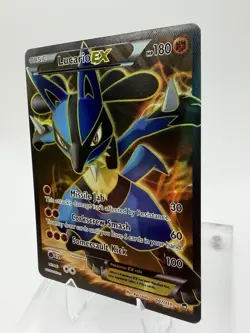Pokemon Lucario EX XY Furious Fists Full Art Ultra Rare 180HP #107/111 NM/LP - Image 2