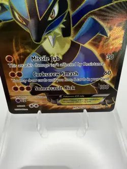 Pokemon Lucario EX XY Furious Fists Full Art Ultra Rare 180HP #107/111 NM/LP - Image 5