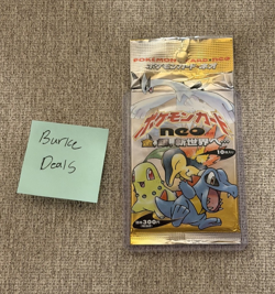 Japanese Pokemon Neo Genesis Booster Pack, Sealed, Vintage! - Image 1