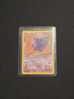 Gengar 20/62 Fossil Non Holo Rare Pokemon Card WOTC NM - Image 1