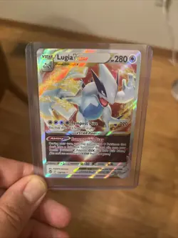 Pokemon Lugia VSTAR 139/195 Silver Tempest Ultra Rare Holo NM - Image 2