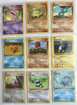 Vintage Pokemon Card Lot: 2016 XY Evolutions: Koffing, Sandshrew, Magnetite Etc. - Image 1