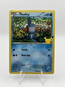 Mudkip 19/25 2021 McDonald's 25th Anniversary Pokemon Card Promo Holo - Image 1