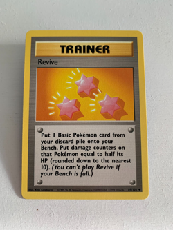 POKEMON TRAINER REVIVE, BASE SET 89/102, WOTC. 1999. - Image 1