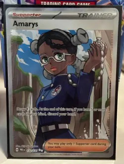 Pokemon Prismatic Evolutions TCG Ultra Rare Trainer Card Holo Amarys (132/131) - Image 1