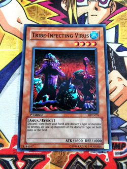 Tribe-Infecting Virus mfc-076 1st Edition (NM+) Super Rare Yu-Gi-Oh! - Image 1