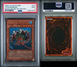 Yu‑Gi‑Oh! Toon Mermaid MRL-072 1st Edition PSA 9 (BGS) Yugioh - Image 3
