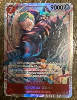 One Piece OP15 Roronoa Zoro - EB04-007 SR Foil - Adventure On Kami's Island Eng. - Image 1