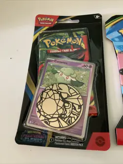 Pokemon Pack lot! (7 Packs) with Sleeved Blisters, Packs, Cards, and Coins! NEW - Image 2