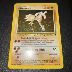 Hitmonlee 13/110 Pokemon Legendary Collection Holo LP Card - Image 1