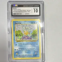 Squirtle Pokemon TCG Trading Card Game Classic 001/034 CGC 10 GEM MINT Holo 2023 - Image 1