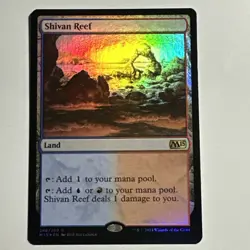 Shivan Reef 246/269 FOIL Card Core Set 2015 Magic the Gathering MTG LP - Image 1