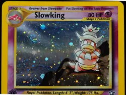 Slowking #14/111 1st Edition Neo Genesis Double Swirl NM Pokemon Card - Image 4