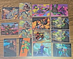 MTG TMNT Art Series Bundle x14 Cards NM including 2 Gold Stamped Cards - Image 1
