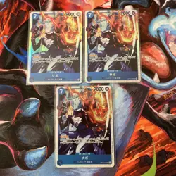 Sabo SR OP15-046 Japanese ONE PIECE Card Adventure on KAMI’s Island - NM x3 - Image 1
