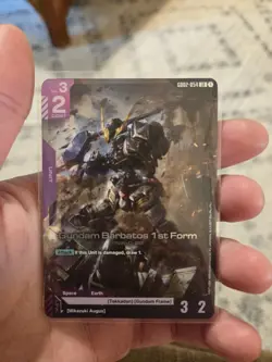 Gundam Barbatos 1st Form GD02-054 LR Gundam Card Game Dual Impact 💎👀 💎 - Image 1