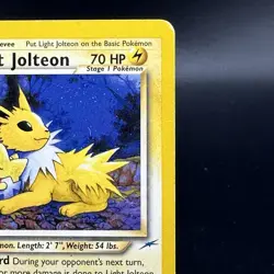 Light Jolteon 48/105 Neo Destiny Pokemon Card MP + Custom Extended Art Case - Image 4