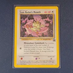 Pokemon Cards - Team Rocket's Meowth 18 - WOTC Promo - M/NM - Image 1