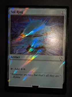MTG Final Fantasy Commander Sol Ring (0358) Surge Foil NM Condition - Image 1